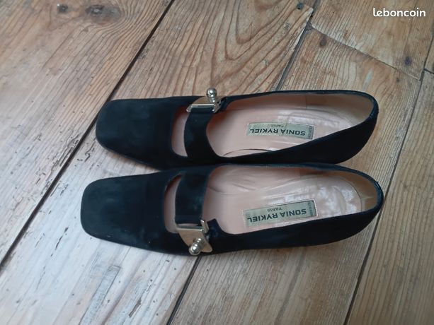 Escarpins Vintage Sonia Rykiel En Cuir, Taille 37 - État Impeccable, Parfaits Pour Une Soirée !