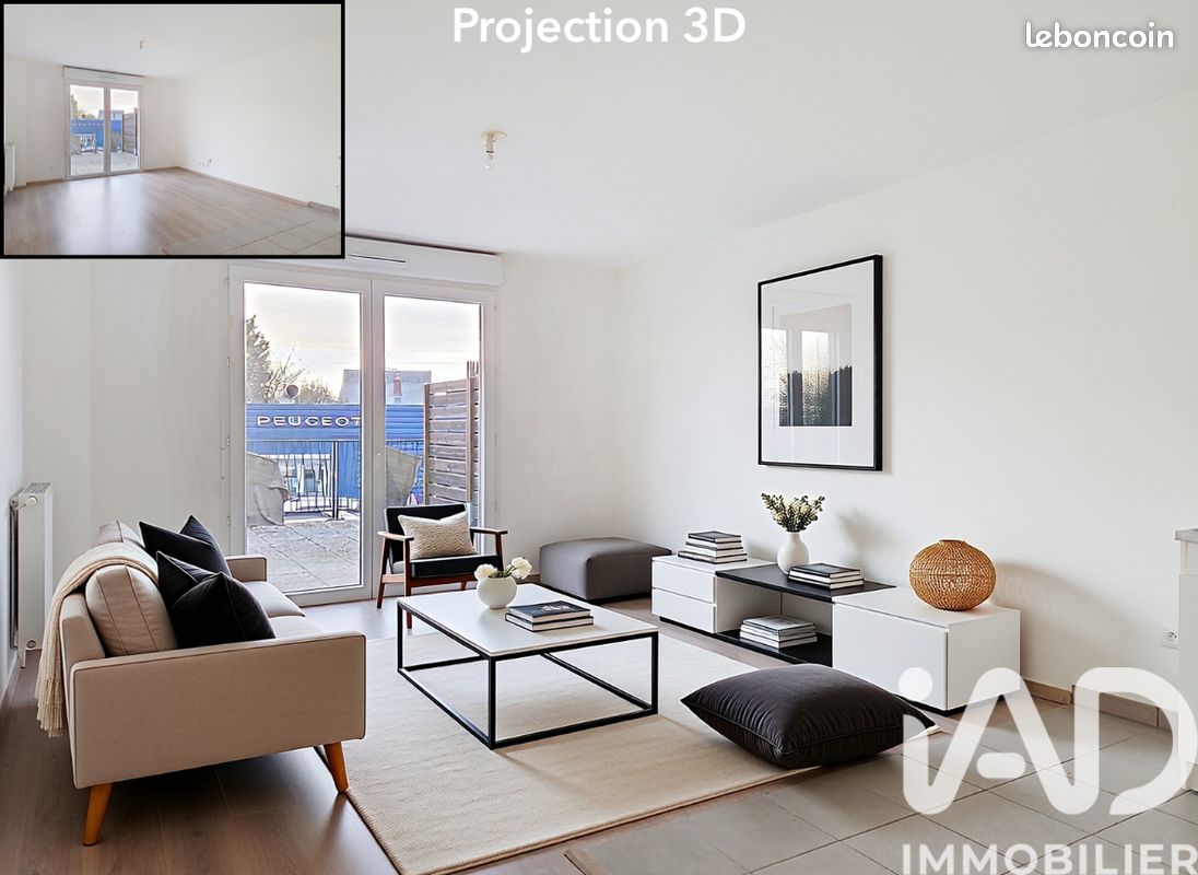 Appartement 2 pièces 42 m² · à Bihorel · 42 m² · 129 000 €