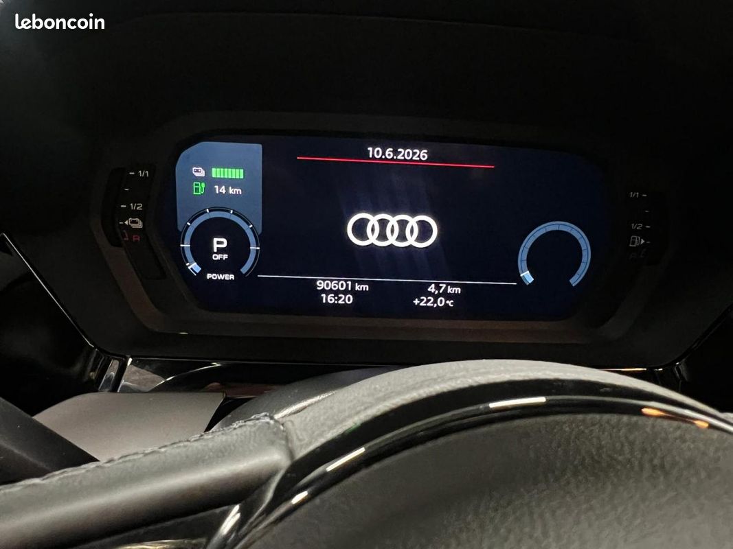 AUDI A3 SPORTBACK 40 TFSI-e 204ch S-Tronic - Hybride rechargeable -1°main - Suivi Audi Monaco (image 15)