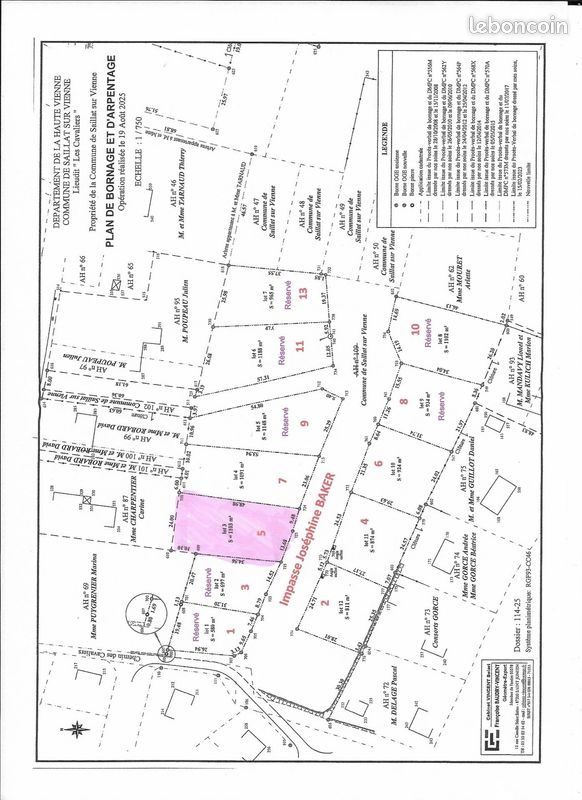 Terrain 1103 m² · à Saillat-sur-Vienne · 1 103 m² · 23 442 €