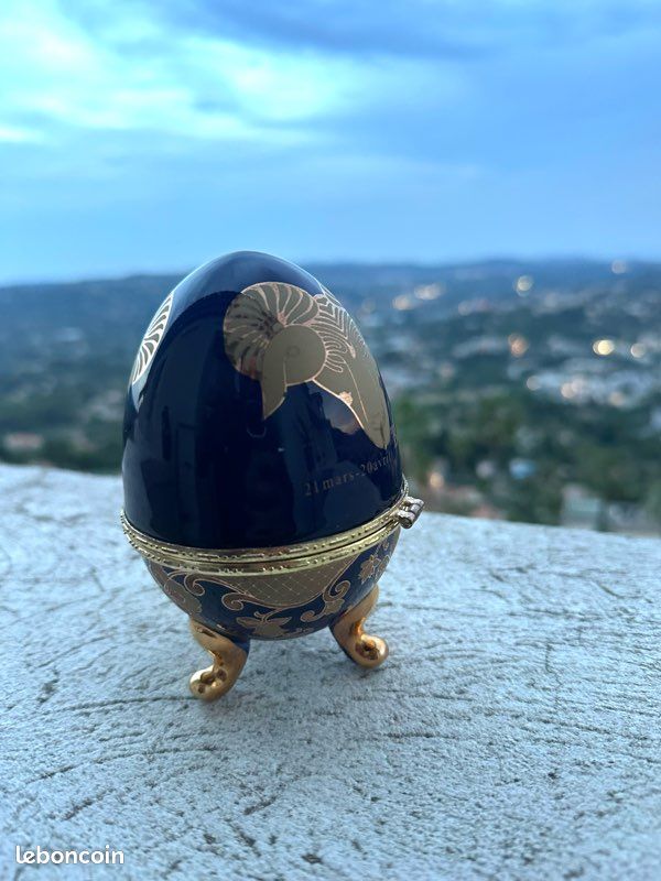 Œuf style Fabergé signe zodiacal Bélier (image 3)