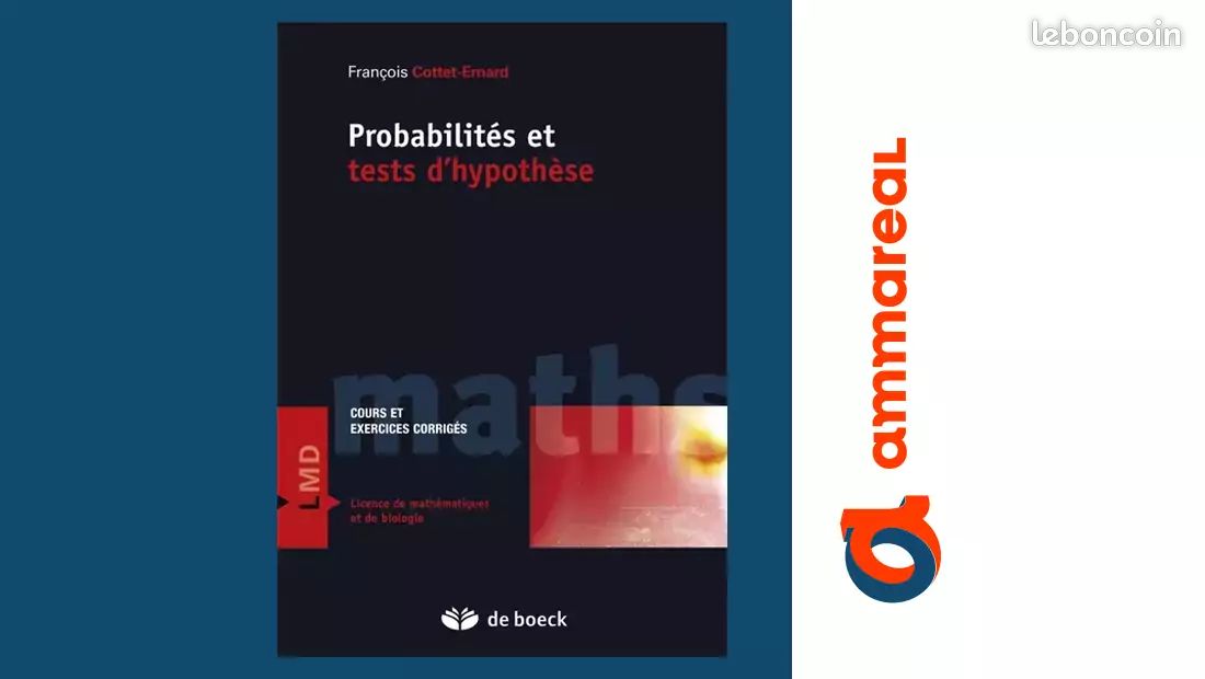Probabilités et tests d'hypothèses - François Cottet-Emard (image 1)