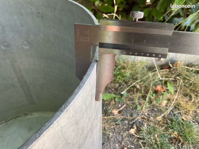 Bassine en aluminium martelé (image 3)