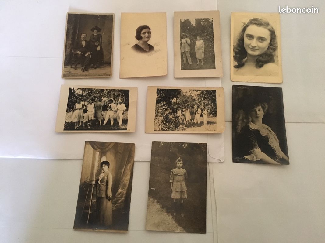 Vieux tirages photos Portraits (image 1)