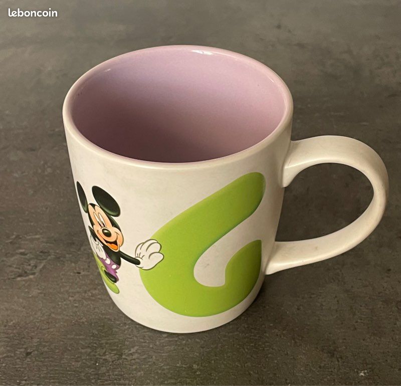 DisneyLand Paris Mug Mickey Collection ABC lettre G (image 2)