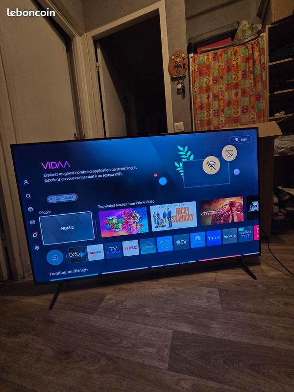 TV Hisense E7 PRO – 55" QLED 4K 144 Hz – Sous garantie 🔥 (image 2)