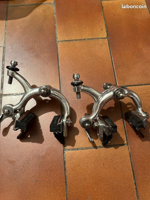 Jeu D'étriers De Frein Campagnolo Record Vintage - Tirage Latéral - Italie - Occasion