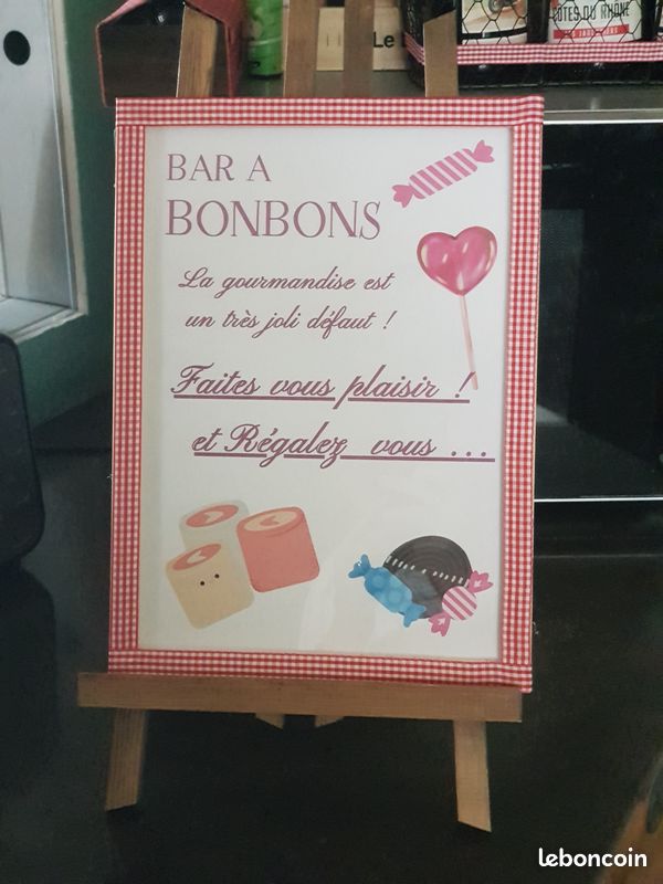 Cadre bar à bonbons (image 1)