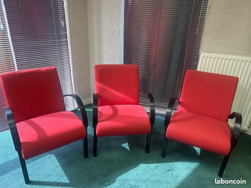 3 fauteuils Avec accoudoirs (image 1)