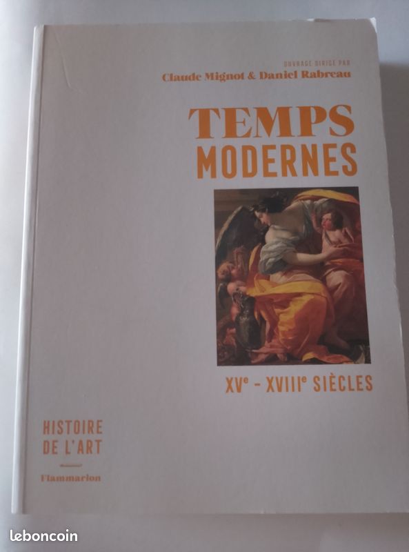Livre histoire de l'art temps modernes (image 1)
