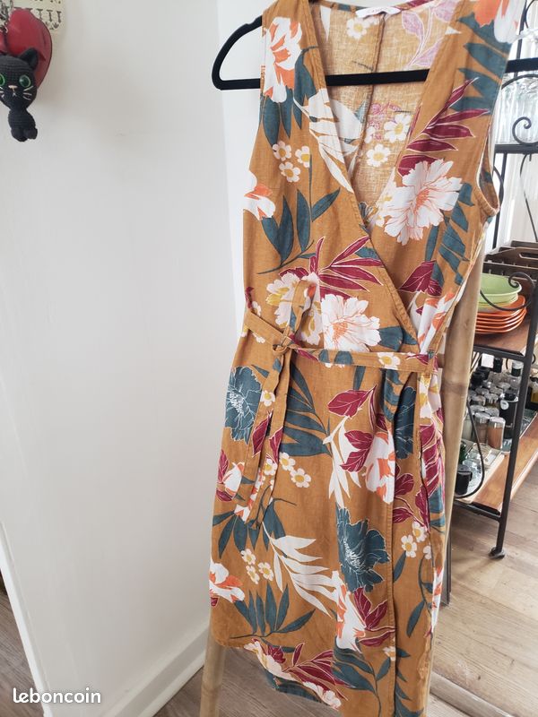 Portefeuille Fleurie Camaieu Robe Portefeuille Robe Portefeuille - Main Image