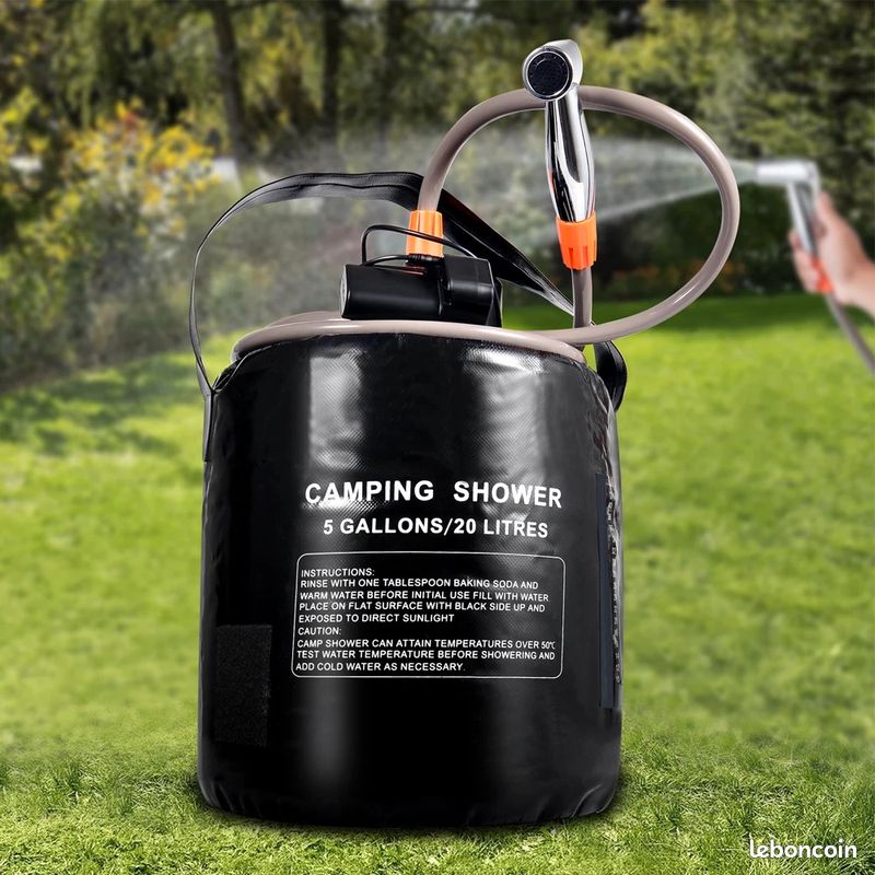 LZQ Douche de camping avec pompe submersible - Douche de jardin