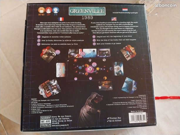 Greenville 1989 – Jeu De Société Coopératif Et Narratif – À Partir De 16 Ans – Neuf