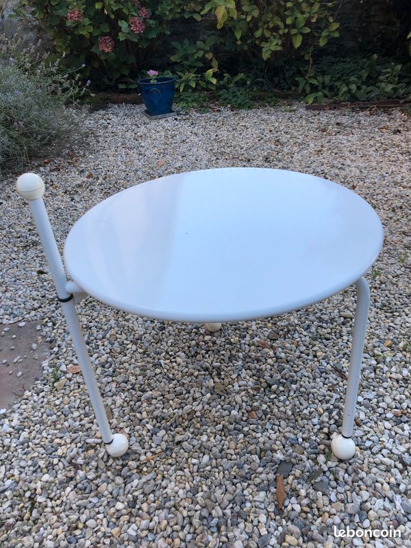 Table pliante années 80 IKEA Bogen (+ 5 chaises offertes)