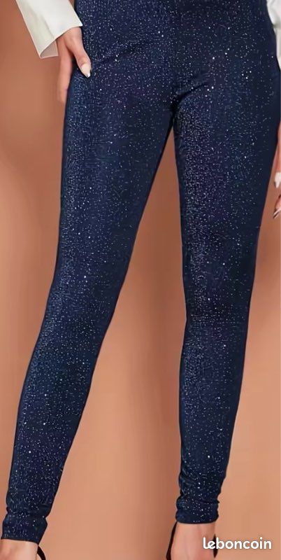 Legging Levi's Femme Taille 6M Bleu Foncé Imprimé étoiles - Neuf