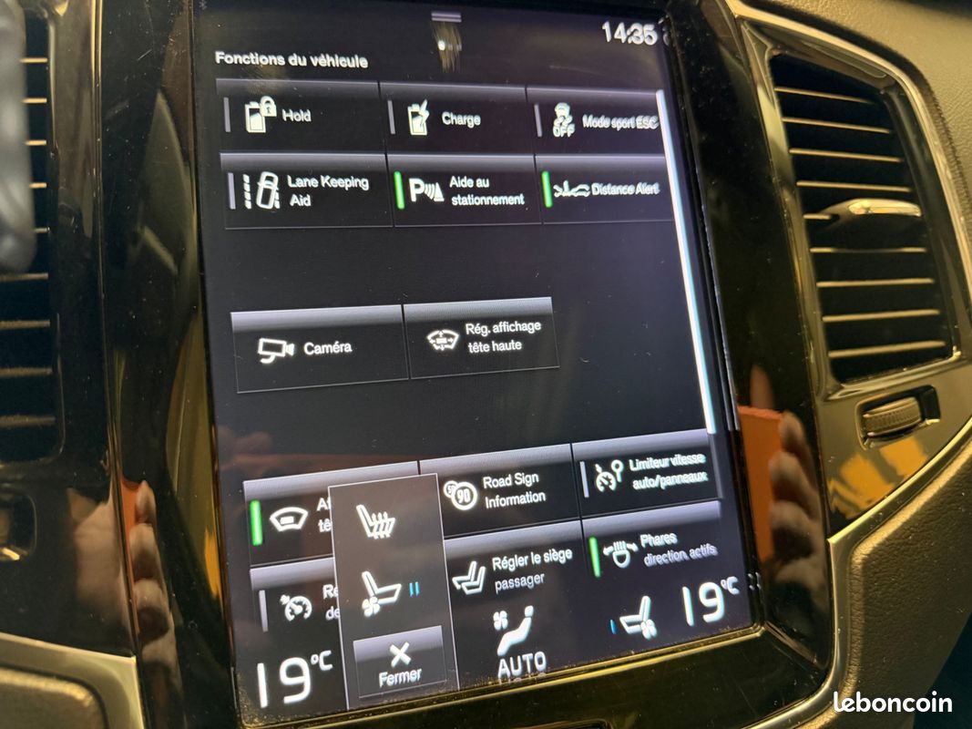 VOLVO XC90 T8 TWIN ENGINE 320Ch + 87CH INSCRIPTION LUXE GEARTRONIC 7 PLACES TOIT OUVRANT PANORAMIQUE (image 27)