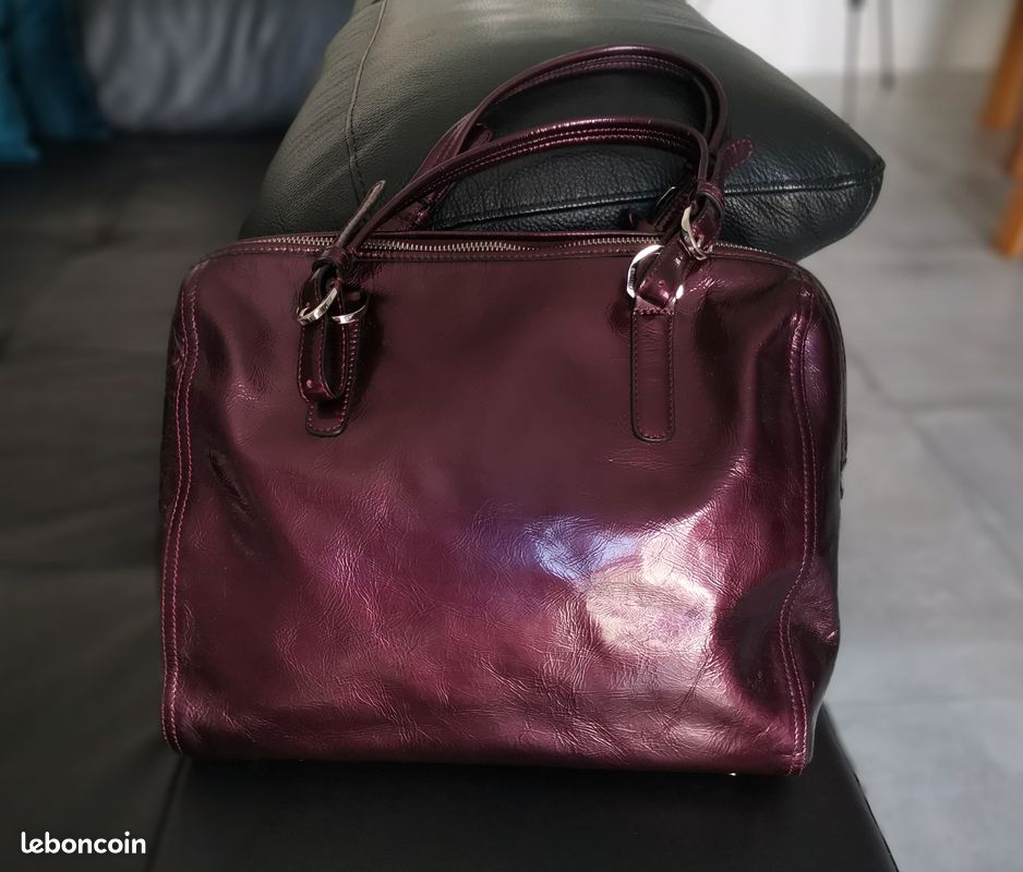Sac à main cuir Vernis Kesslord Collection (image 3)