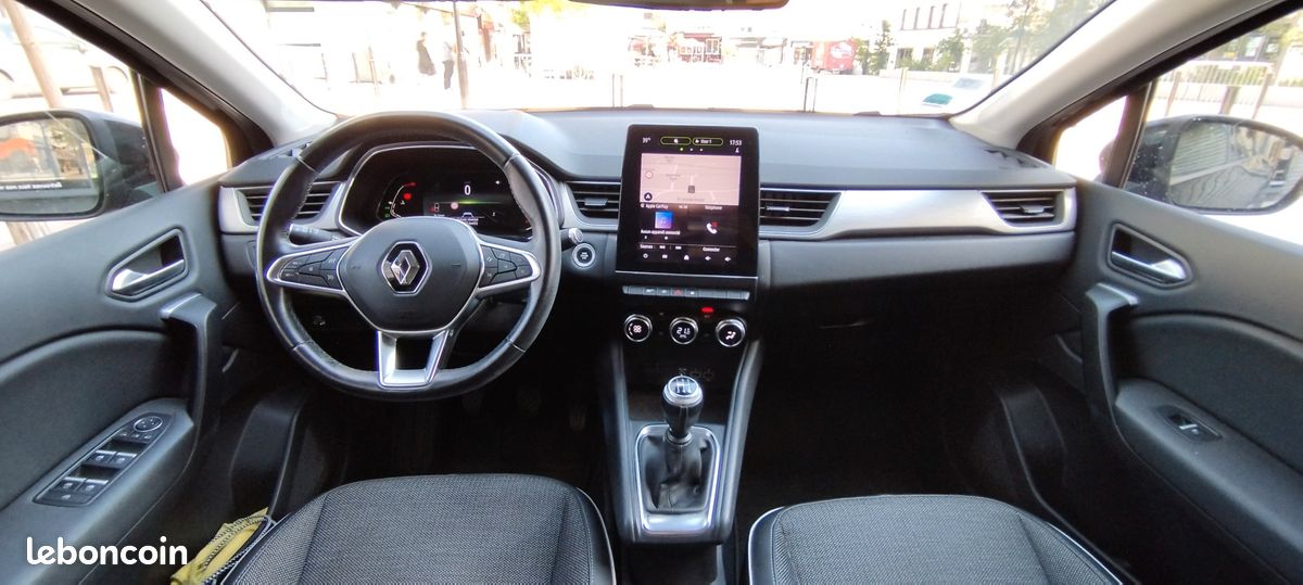 RENAULT CAPTUR 1.0 TCE GPL 100 INTENS - ENTRETIEN RENAULT - CARPLAY CAMERA COCKPIT - GARANTIE 6 A 36 MOIs (image 3)