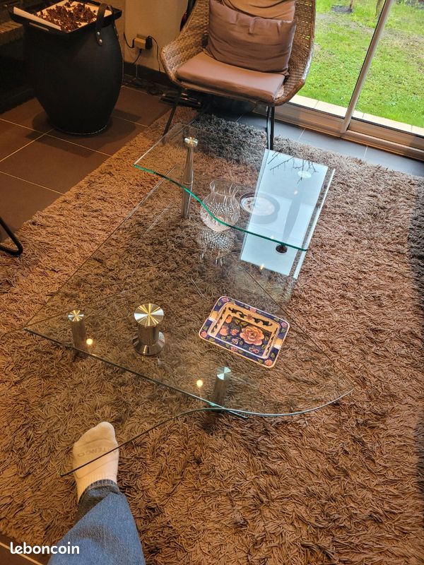 Table basse en verre (image 2)
