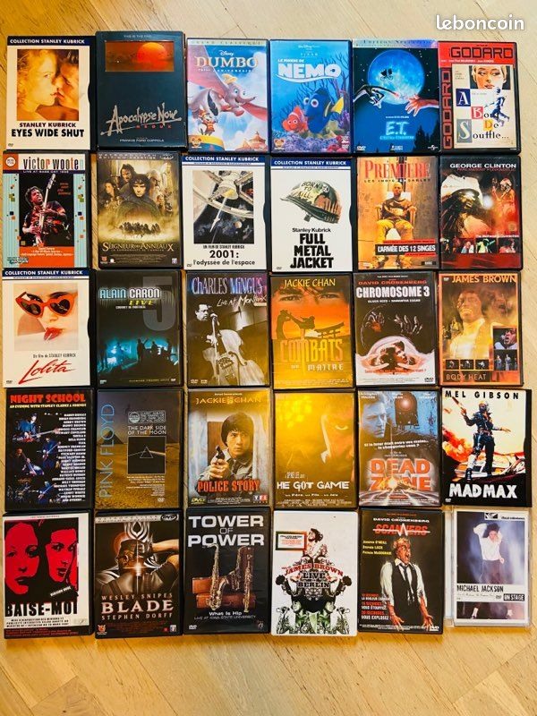 Lot de 66 DVD films/documentaires jazz funk (image 1)