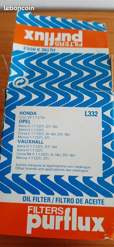 Purflux L332 Filtre à Huile Moteur – Haute Efficacité – Protection Optimale Pour Votre Moteur