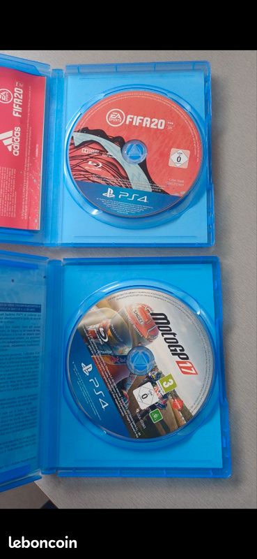 Jeux PS4 motogp17, fifa 20 (image 2)