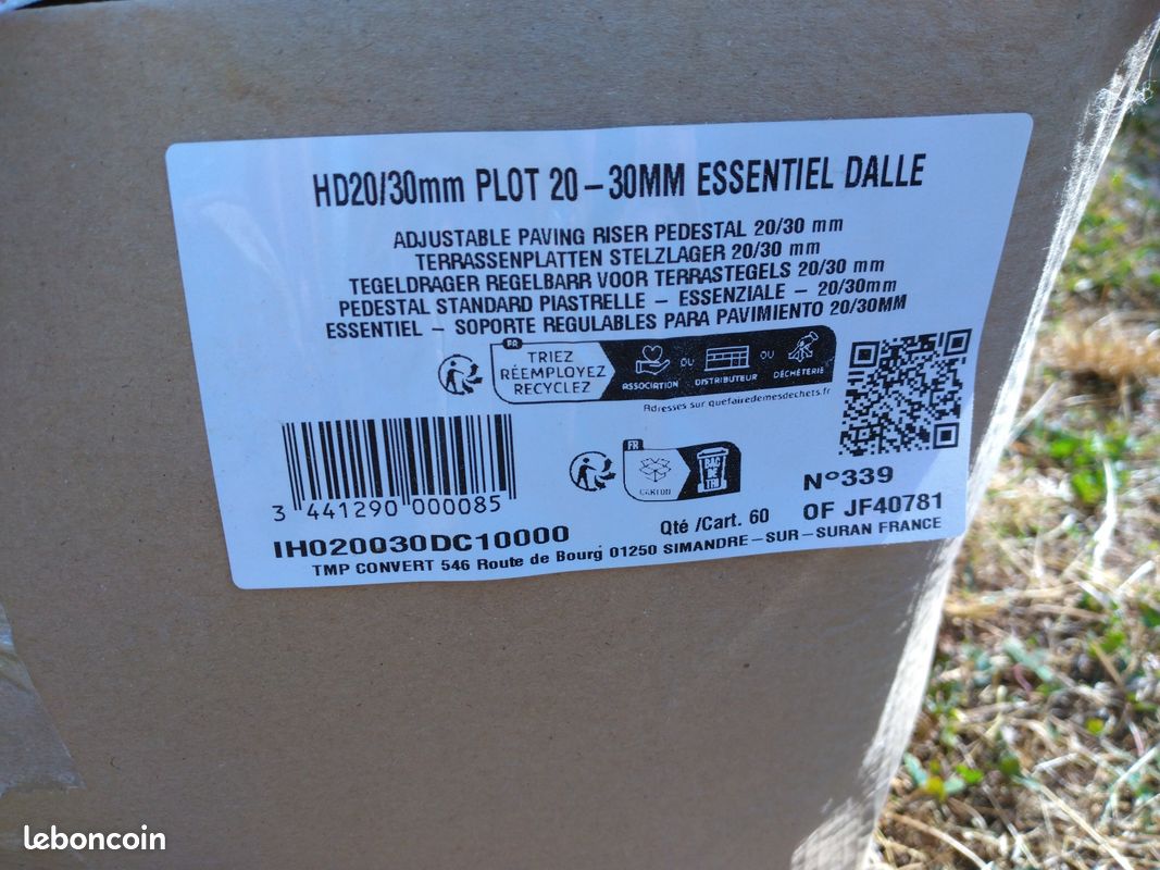Plots pour dalles et gomme acoustique (image 2)