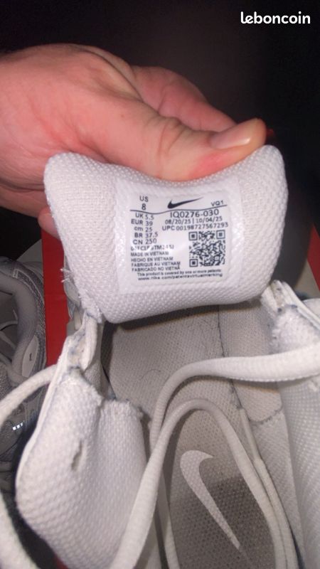 Nike V2K run blanche (image 4)