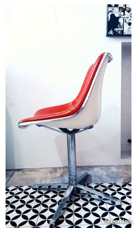 Lot de 4 chaises L202 Designer Roland Schweitzer (image 2)