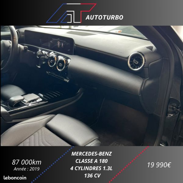 Mercedes CLASSE A 180 136CH BUSINESS LINE 7G-DCT (image 22)