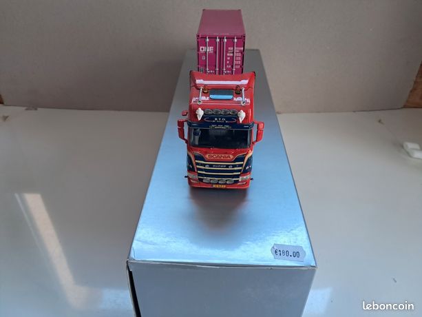 Camion-citerne Tekno Scania 142 H 1/50 - AB938 - Très Bon état, Boîte Fermée