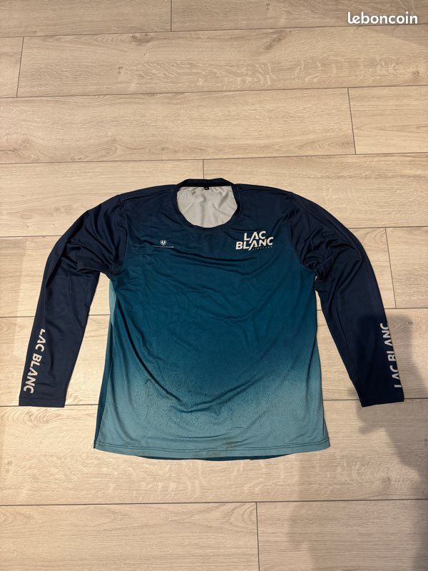 Maillot manche longue mondraker lac blanc taille XL bleu (image 1)