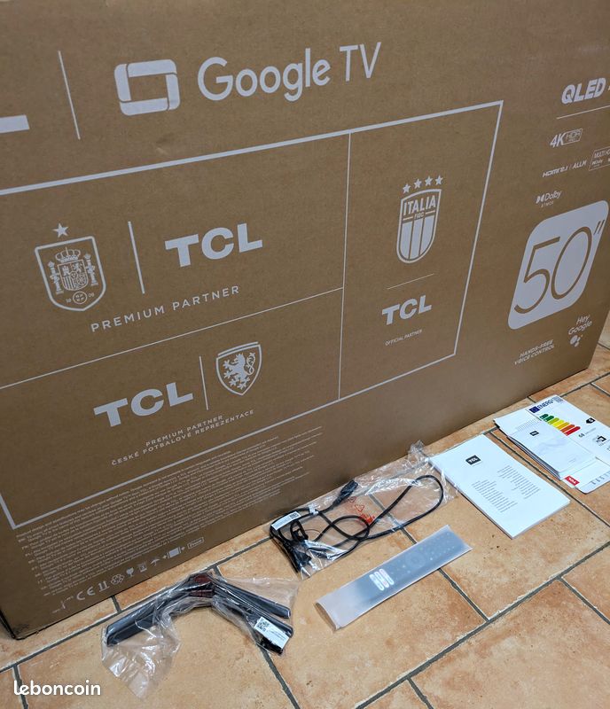 TV TCL QLED 4K 127cm Google TV (image 4)