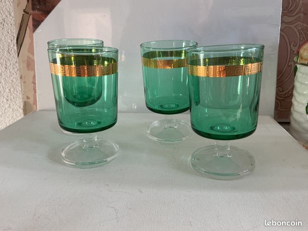 6 COUPES À champagne ou dessert LUMINARC Cavalier suède verre fumé