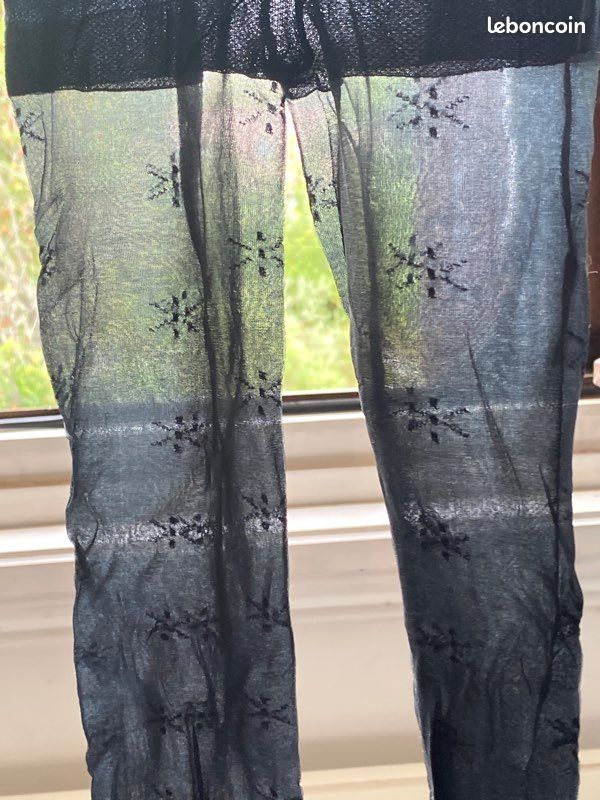 Lot de 4 collants fins fantaisie (image 1)