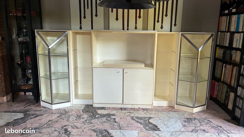 Vitrine-bibliothèque design italien années 1970 / 1980, (image 5)