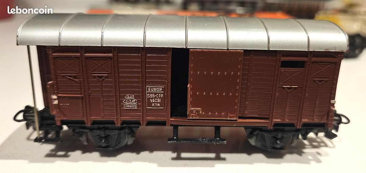 Lot De 2 Wagons Märklin HO 4605 Avec Boîte - Neufs