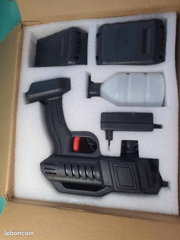 Pistolet à eau pour lavage de voiture, outil de nettoyage pour la maison et le jardin, compatible avec batterie 48V (image 3)