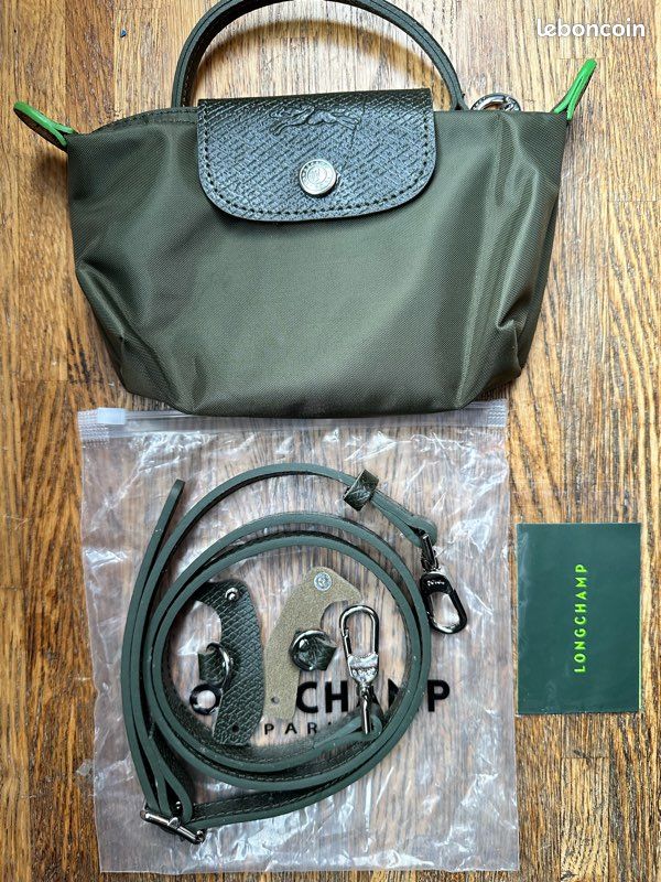 TROUSSE COSMÉTIQUES AVEC POIGNÉE LE PLIAGE ORIGINAL LONGCHAMP kaki