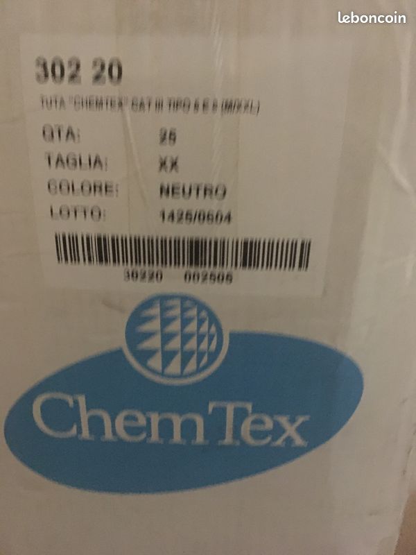 Combinaison Chemtex (image 2)