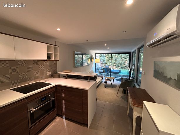 2P meublé 32m² Centre Ville avec jardin
