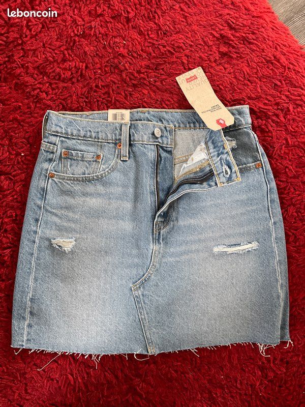 Jupe En Jeans CLOSED Taille 27 (FR 37) - Grise - Neuf Avec étiquettes (Prix D'origine 199€)