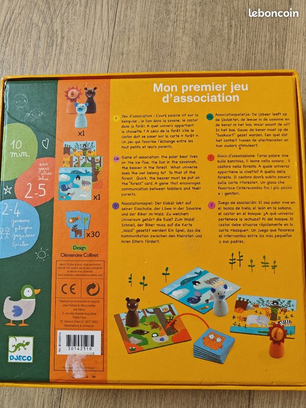 Jeu d'association enfant Djeco 2 a 5 ans (image 3)