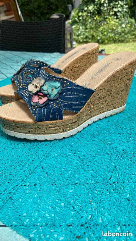 Espadrille en jean (image 2)
