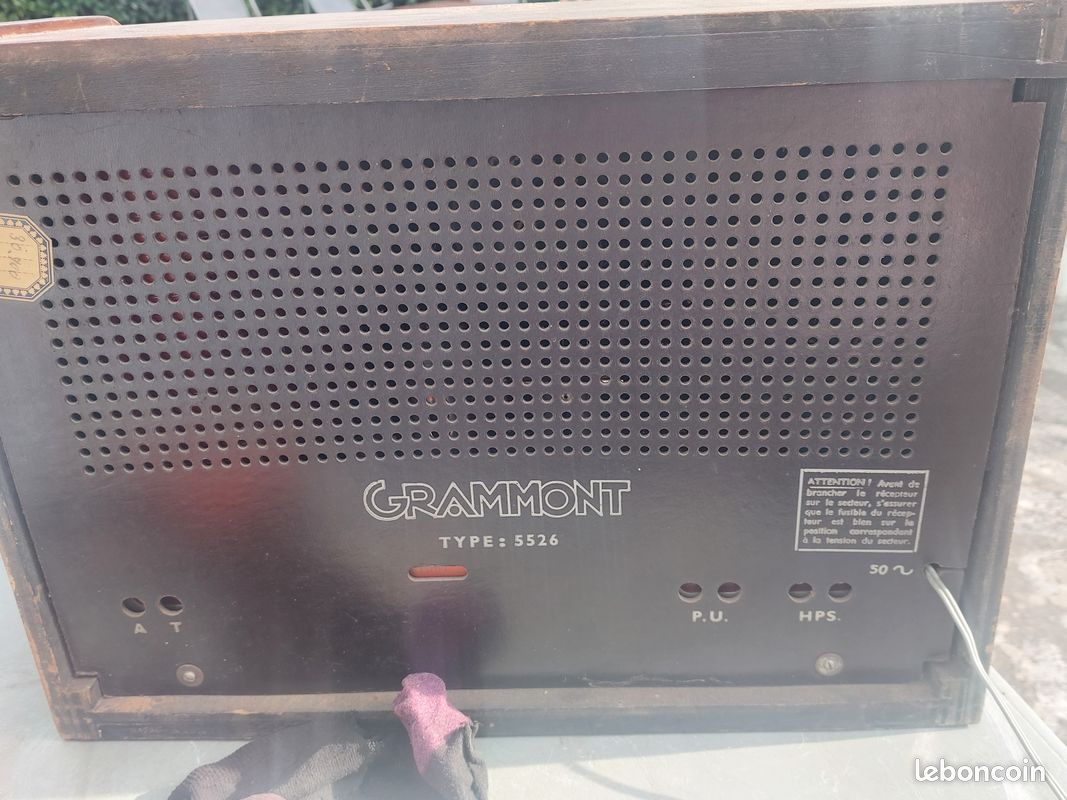 Poste Radio a lampe Gramont (image 3)