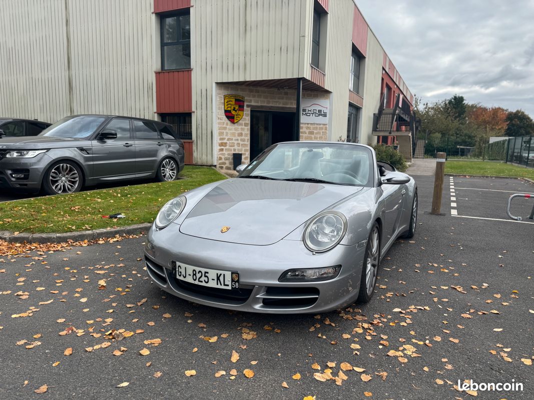 Porsche 911 (997) cabriolet 3.8 355 carrera 4s echappement sport reprise possible 990 euros/mois sans apport (image 1)