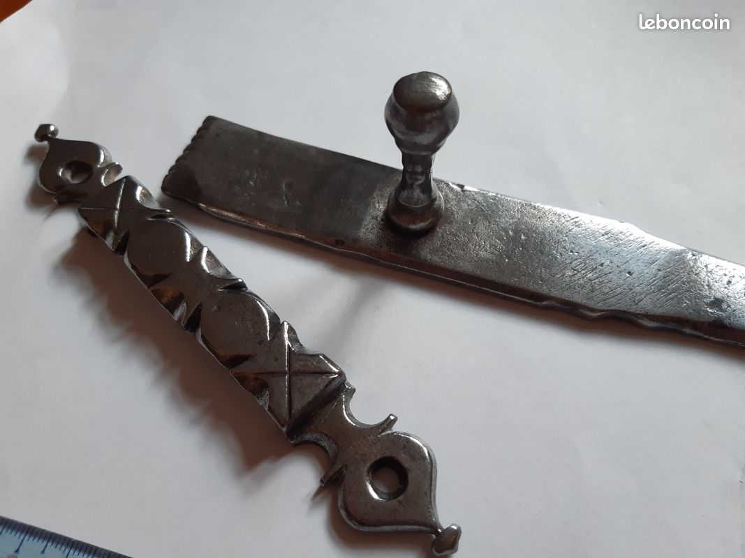 Racks De Harnais Muraux Anciens En Fer Forgé - Début 19e Siècle - Angleterre