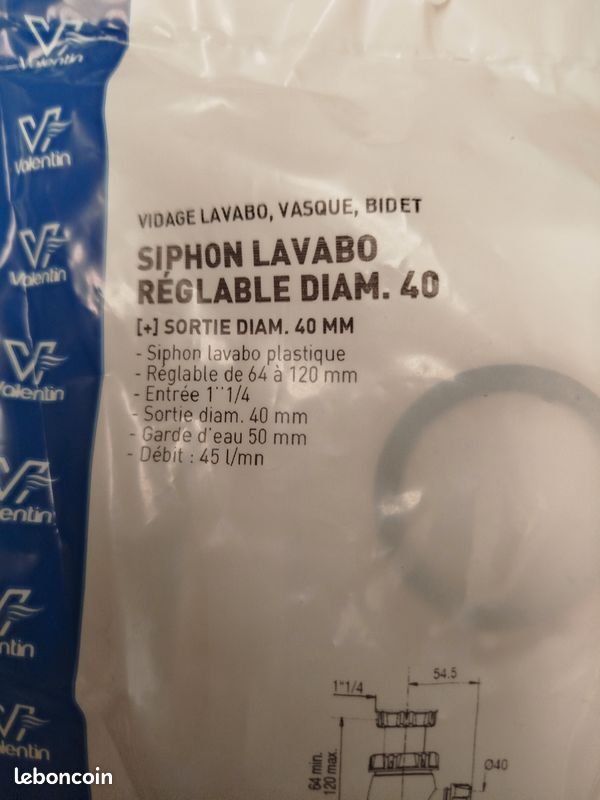 Siphon de lavabo (image 4)