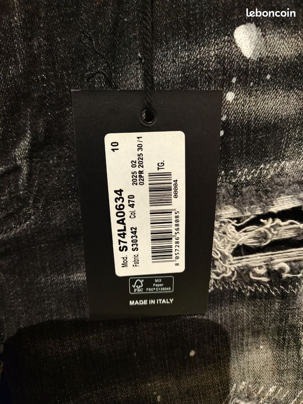 Jean Dsquared taille 44 Fr neuf (image 3)