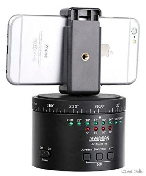 Rotule panoramique électronique pour Time Laps - SEVENOAK SK-EBH01 Pro + accessoires (image 3)